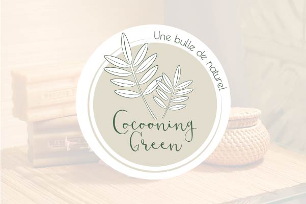 Logo Cocooning Green - une bulle de douceur