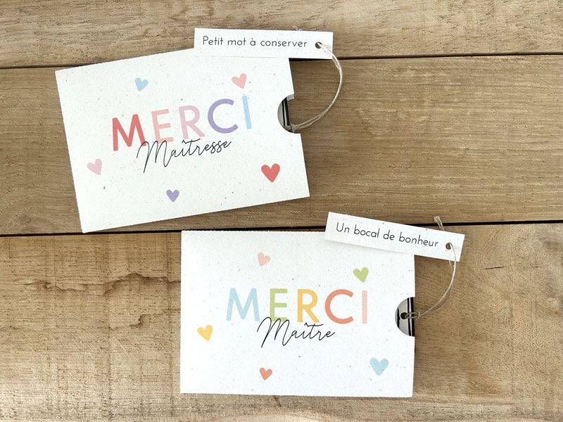 Carte merci maitre maitresse