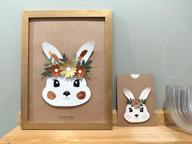 Tableau enfant Lapin des bois